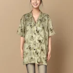 Floral Print Button-Down Shirt
