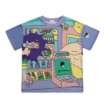 Colorful Graphic Oversized T-Shirt